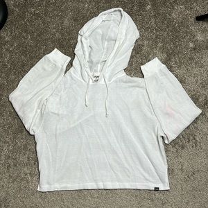 PINK Active Mesh Crop Hoodie